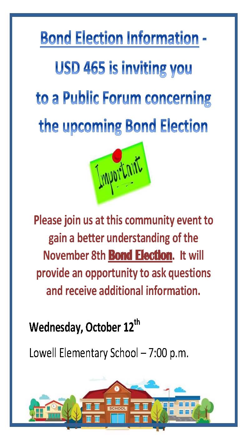 Public Forum Bond Election